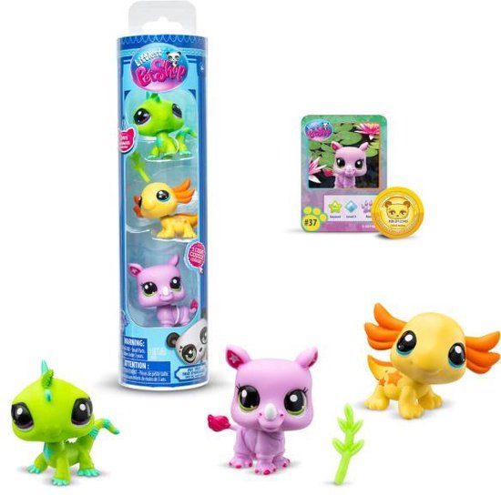 Littlest Pet Shop - Speelfiguur – 1 verpakking geleverd, model kan variëren van Bandai Namco