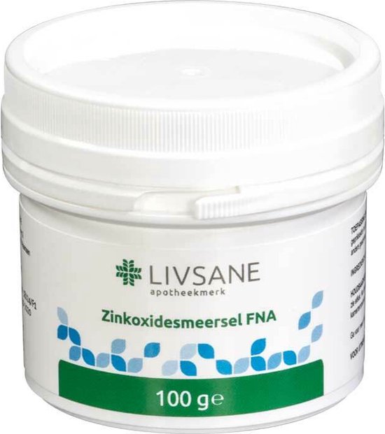 Livsane Zinkoxidesmeersel FNA 100g van Livsane