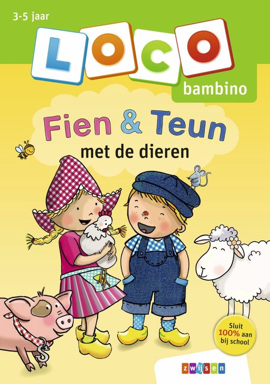 Loco Bambino - Loco bambino Fien & Teun met de dieren van Loco