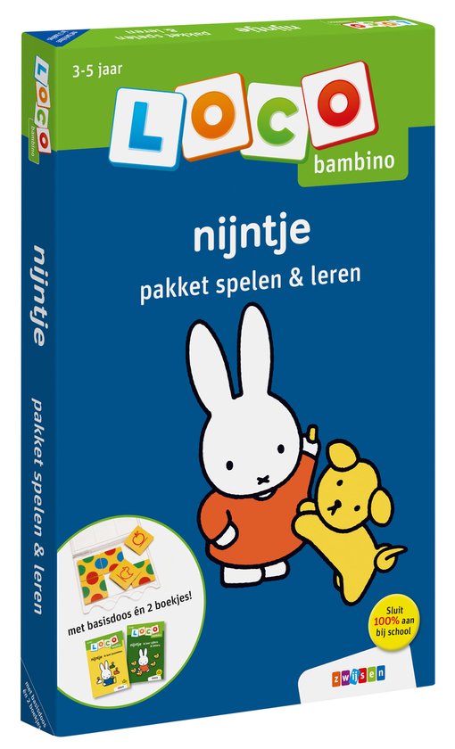 Loco Bambino - nijntje pakket spelen & leren 3-5 jaar van Loco