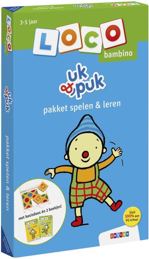 Loco Bambino Uk en Puk pakket spelen en leren. 3+ van Loco