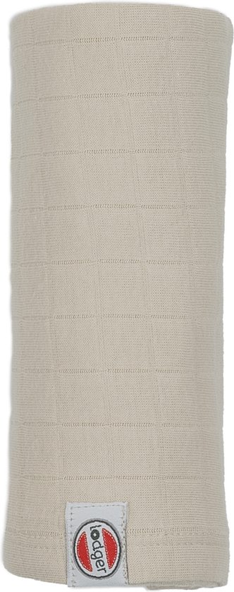 Lodger Hydrofiele luier 70x70 - Extreem zacht - rekbaar bio katoen - Beige van Merkloos