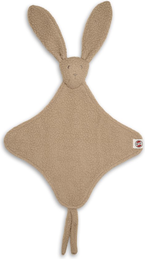 Lodger - Speen knuffeldoekje - Konijn - Teddy fleece - Beige van Lodger