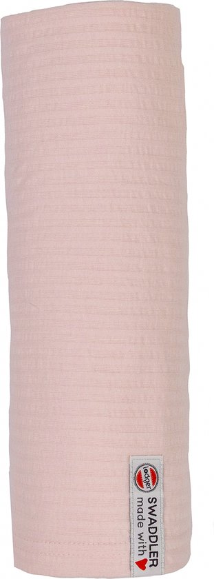 Lodger Swaddler - Hydrofiele Doek XL - Roze - 120x120cm - Seersucker Katoen - Hydrofiele Luier