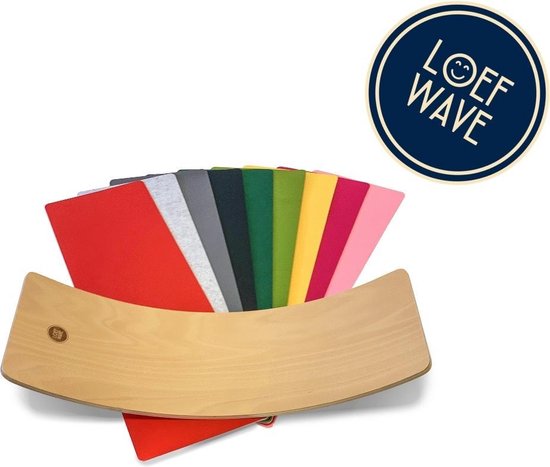 LOEF WAVE Original® - Balance Board – Emma Pink – balansspeelgoed – balanstrainer – balansbord kinderen – balansplank van LOEF