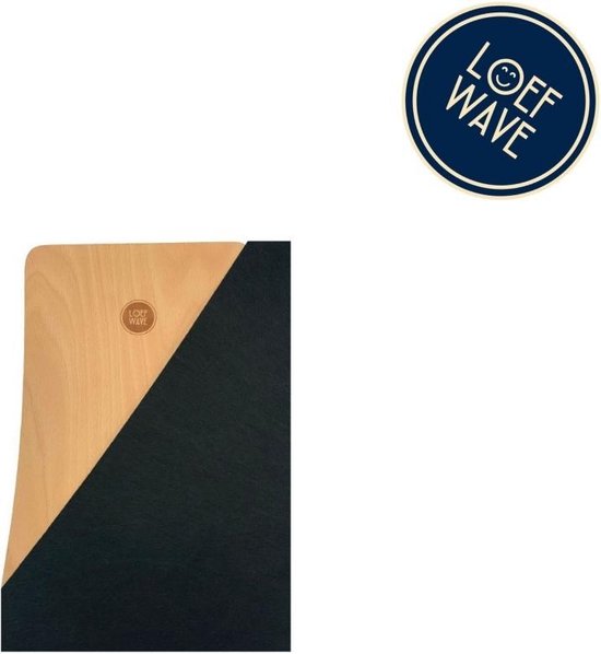 LOEF WAVE Original® - Balance Board –Urban Black - balansspeelgoed – balanstrainer – balansbord kinderen – balansplank van LOEF