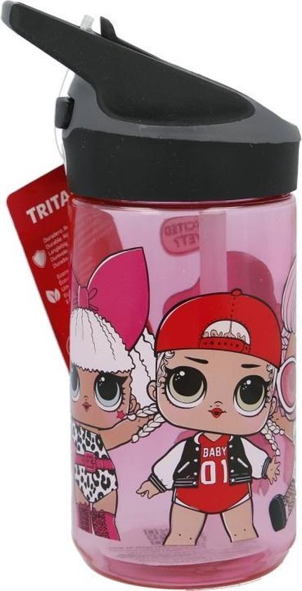 LOL Surprise - Drinkbeker - drinkfles - Roze - Inhoud 480ML van L.O.L. Surprise