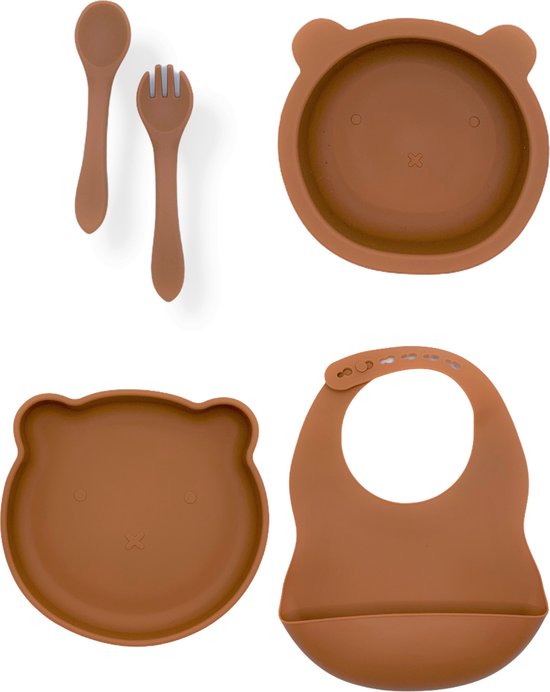 Lonnie Serviesset - Set Beer Compleet - Pompoen - Kinderservies - Servies - Bestek van Lonnie