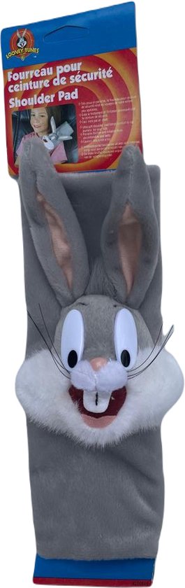 Looney Tunes gordelbeschermer Bugs Bunny pluche grijs van Merkloos