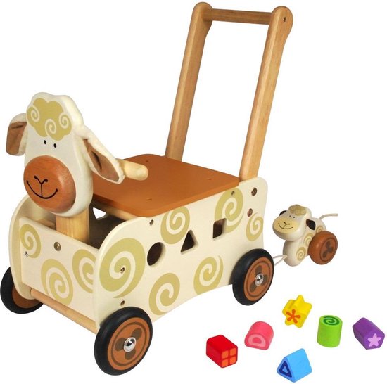 Loop/duwwagen schaap van I'm Green