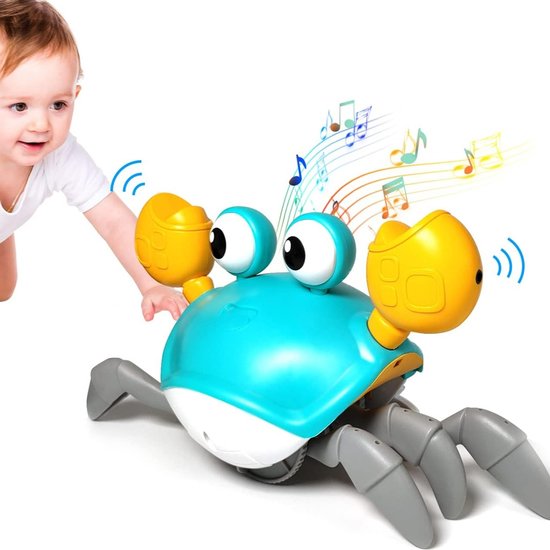 Lopende Tummytime krab, bekend van insta en Tiktok van TummyFish