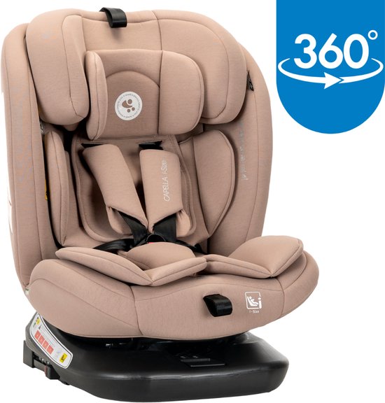 Lorelli Capella Beige 40-150 cm 360° i-Size Autostoel van Merkloos