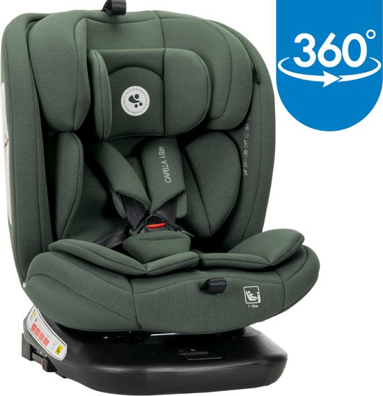 Lorelli Capella Green 40-150 cm 360° i-Size Autostoel van Merkloos
