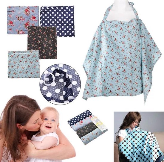 LOUZIR Voedingsdoek - Voedingsshort- Borstvoedingsdoek - 100% katoen van LOUZIR