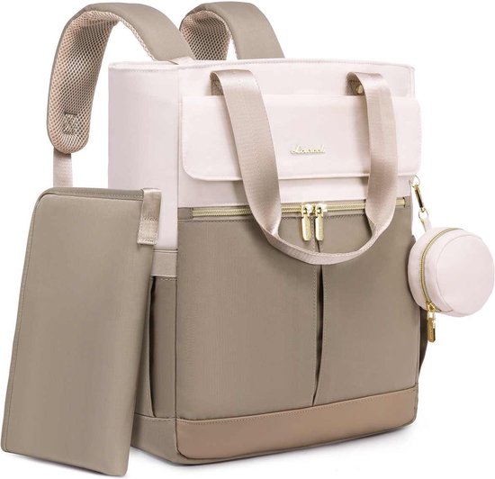 Lovevook Mama Tas – Luiertas met Verschoonmatje, Rugzak Organizer, Kinderwagenhaken en Isoleervak - Inclusief Flessenwarmhouder - Perfect voor Onderweg en als Kraamcadeau van LOVEVOOK