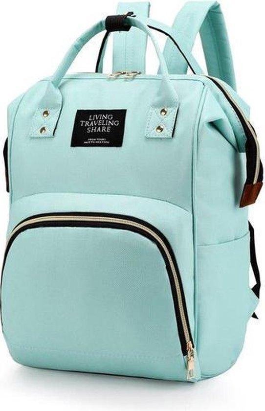 LTS / Living Traveling Share / Luierrugzak / Luiertas / Turquoise / Family Bag / Daddy Bag / Mommy her Bag / Babyshower / Cadeau / Baby van LTS