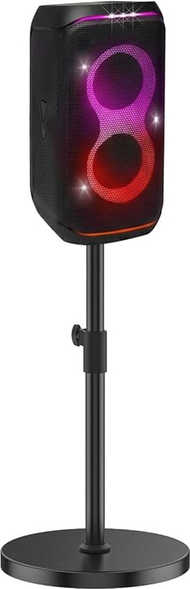 Luidsprekerstandaard voor JBL PartyBox 110/120/130/310/320/330 standaard, in hoogte verstelbaar van 24,4 tot 32,3 inch, stabiele surround luidsprekerstandaard voor JBL PartyBox-standaard, tot 25 kg, 1