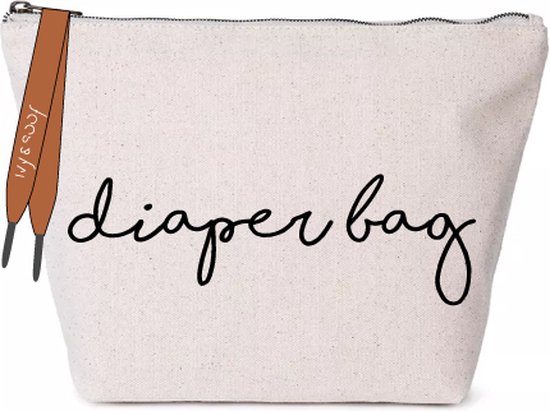 Luieretui groot | Luieretui met rits | Luieretui zonder matje | Luier opberger | Luier bewaaretui | Luier Organizer | Maat L | Ivy and Soof van Ivy and Soof