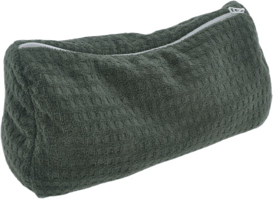 Luieretui - Toilettas 28x21 cm - Baby Etui Dark Green - Groen - Snoozebaby van Merkloos