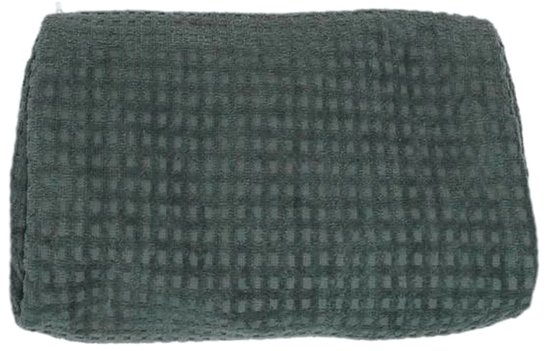 Luieretui XL - Toilettas 36x25 cm - Baby Etui Dark Green - Groen - Snoozebaby van Merkloos