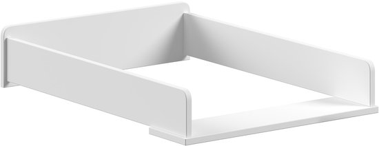 Luierplank Amori - dennenhout - wit van Merkloos