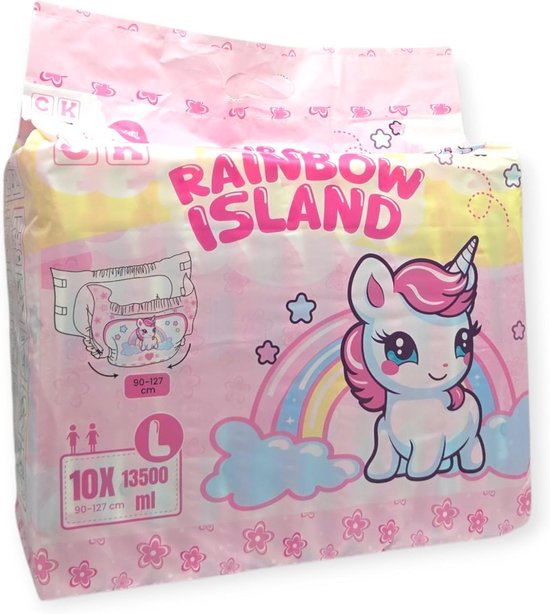 Luiers met folie - Volwassen incontinentie - Maximale bescherming - Hoge zuigcapaciteit - 13500 ml - Roze