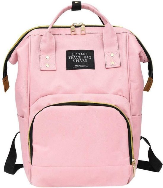 Luiertas - Baby - Rugtas - Tas - Roze van LifeGoods