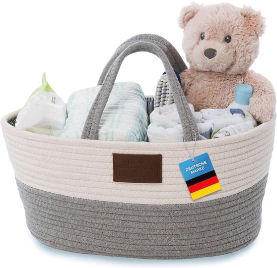 Luiertas en Organizer voor Luiers - 100% Katoenen Linnen, Draagbaar en Multi-Functioneel van Ik weet het niet.