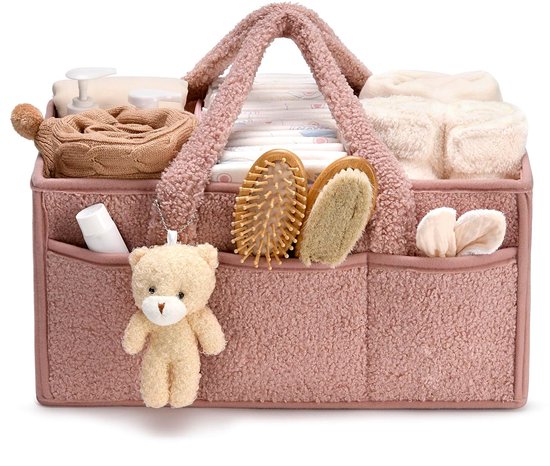 Luiertas - Luieropbergdoos - Opbergtas - Luieropbergdoos - Roze van Merkloos