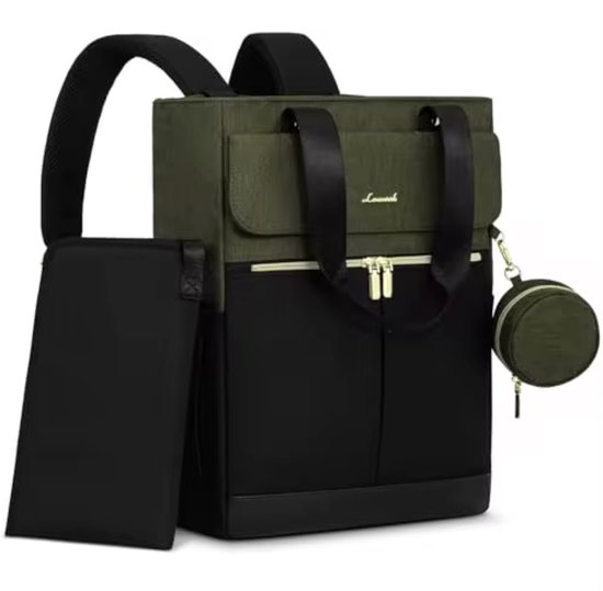 Luiertas-luiertas rugzak-luier organizer-3-delige set luiertasrugzak - Luiertas met zakken - Babytas voor jongens en meisjes met verschoningsmatje - Grote luiertas met fopspeenhouder - Koffiebeige - 49x37x14 cm van Merkloos