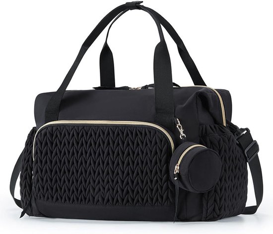 Luiertas - Reistas met grote capaciteit - Luiertas - Babytas - Met speenhouder - Opbergtas met grote capaciteit - zwart van Nolito Baby