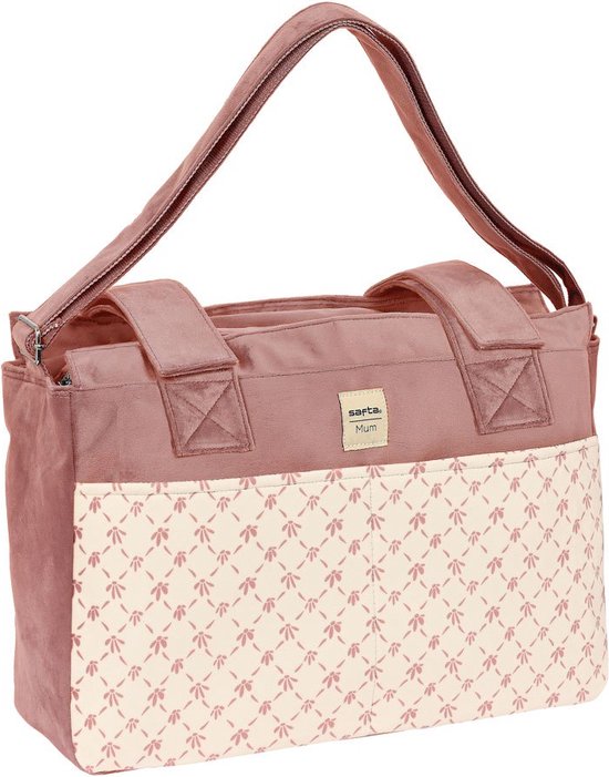 Luiertas Safta Marsala Roze (46 x 26 x 15 cm) van Safta