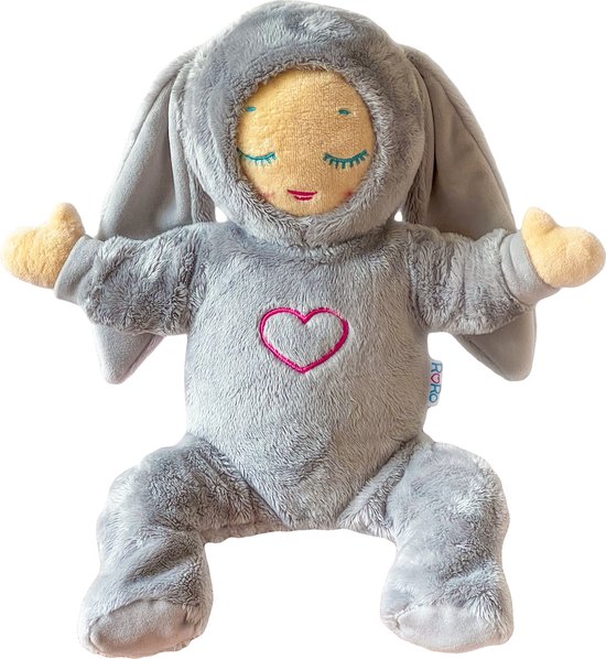Lulla Doll outfit fluffy Bunny - Grey van Roos Productions