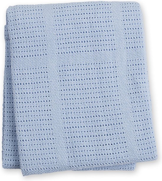 Lulujo - Dekentje - 100x80 cm - Blauw van LuLu