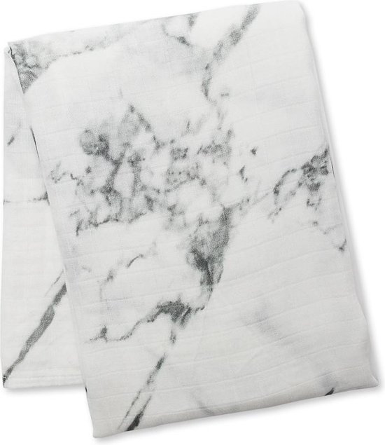 Lulujo - hydrofiele doek - swaddle - bamboo - 120x120 cm - Marble van Lulujo