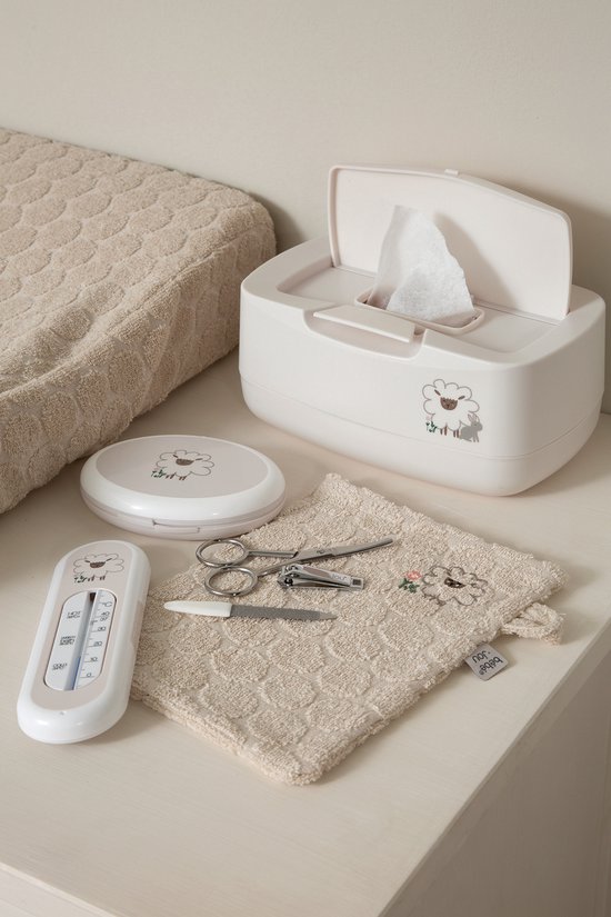 Luma Commodedoek en Washand - Magenta Pink van Merkloos