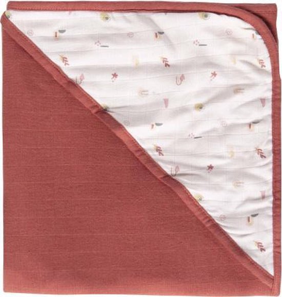 LUMA Hydrofiele badcape - Sunset Shapes van LUMA