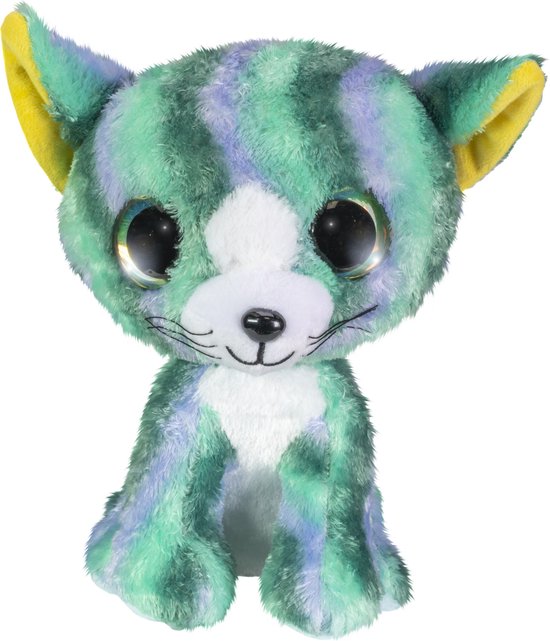 Lumo Stars Kat Clover - big - knuffel - 24cm van Lumo Stars