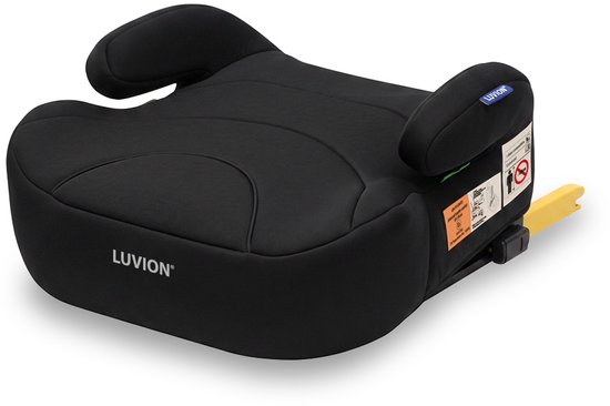 LUVION® Apex ISOFIX Eclipse Black – Zitverhoger Auto met ISOFIX – Stoelverhoger – Booster Seat – UN R129 – 125-150 cm – 7 t/m 12 jaar – Zwart