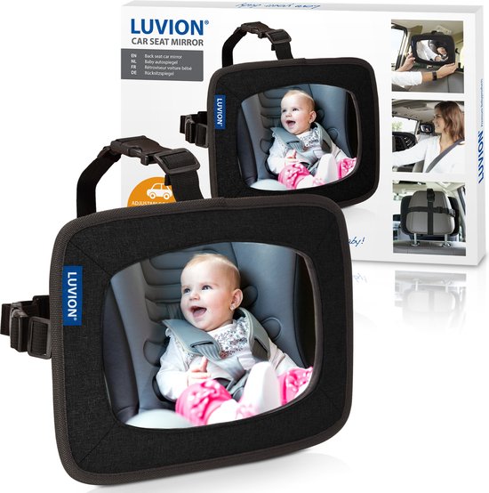 LUVION® Autospiegel - Autospiegel Baby - Baby spiegel - Baby auto spiegel voor de achterbank van de auto van Luvion