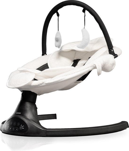 LUVION® Baby Swing - Elektrische Babyschommel - Automatische Wipstoel voor je Baby - Schommelstoel - Babyswing - Uitneembare Wasbare Wipstoelhoes van Luvion