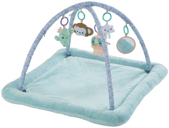 LUVION® Babygym Oasis - Met baby speelmat - Baby gym met sensorisch speelgoed van Luvion