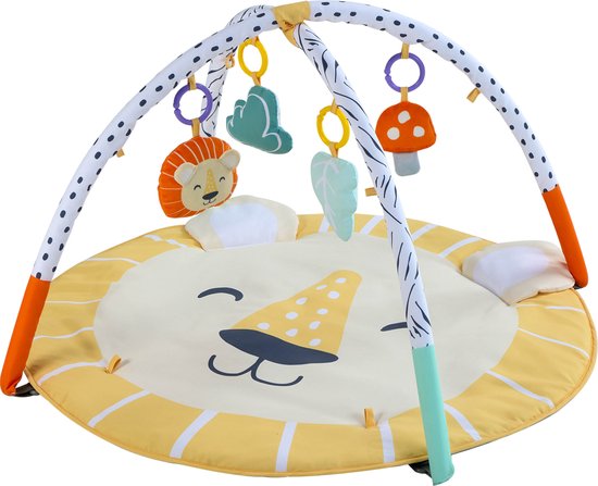 LUVION® Babygym Safari - Met baby speelmat - Baby gym met sensorisch speelgoed van Luvion