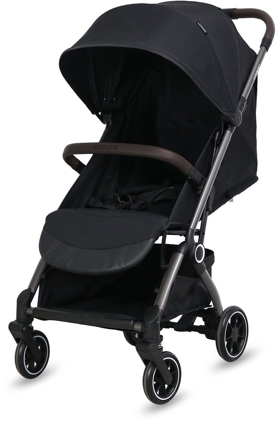 LUVION® Malmö Buggy - Compacte en comfortabele reisbuggy - Inklapbaar - Inclusief Travel Bag - Zwart van Merkloos