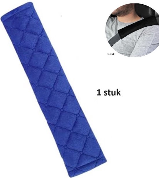 Luxe Auto Gordelhoes I Gordelbeschermer I Gordelkussen I Auto Veiligheid I Safety Belt Cushion Pads I 1 Stuk I Blauw van LUXE.