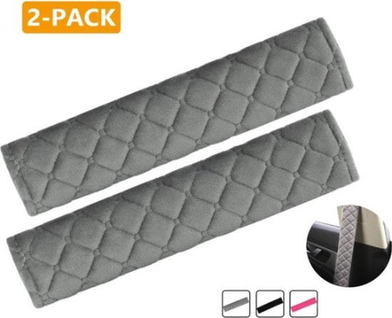 Luxe Gordelhoes Auto - Comfortabele Gordelbeschermer - Gordelkussen voor Kinderen - Grijs van Merkloos