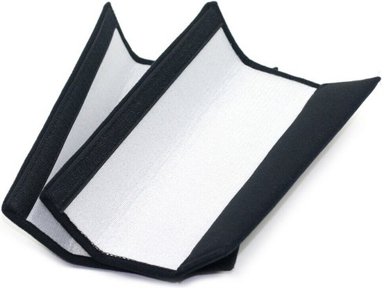 Luxe Gordelhoes - Auto Gordelbeschermer - Gordelkussen - Zwart - 2 stuks Gordelbeschermers - Cadeau van Luxe