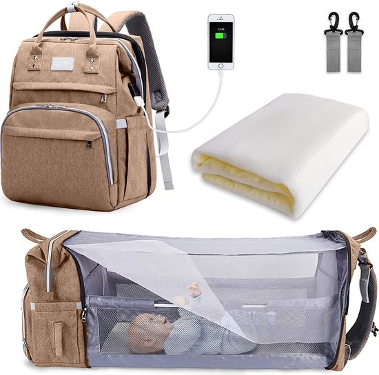 Luxe luiertas - baby tas - luier rugzak - premium kwaliteit - pasgeboren baby van LUXE.