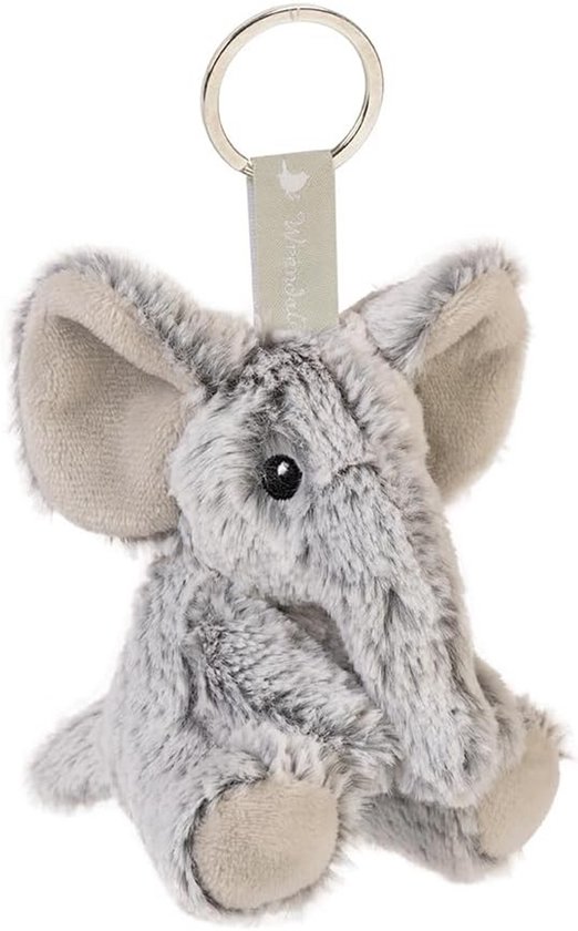 Luxe Pluche Olifant Sleutelhanger Cadeau - Zacht en Tactiel Dierenspeelgoed