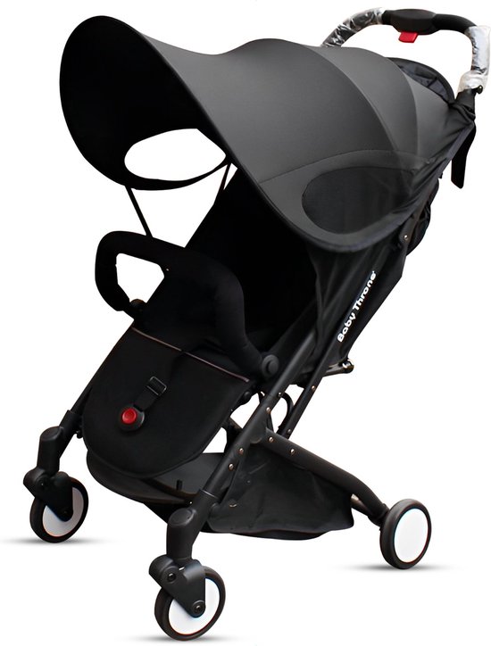Luxegoed Zonnescherm Buggy - Verstelbaar - Waterdicht - Eenvoudig te bevestigen - Zonnedoek van Luxegoed